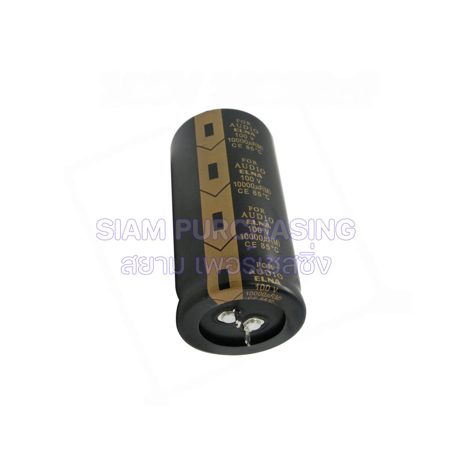 คาปาซิเตอร์ 10000UF 100V ELNA AUDIO 85C SIZE 35X70MM. สีดำทอง ขาเขี้ยว ของแท้ 100% Capacitor (สินค้าในไทย ส่งเร็วทันใจ) - Image 4