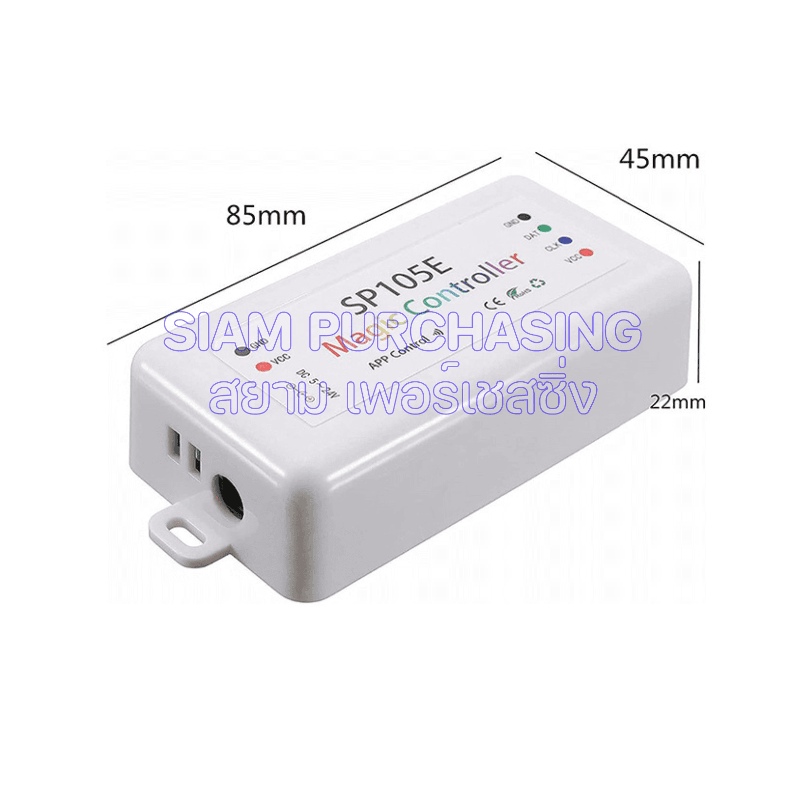 ตัวควบคุมไฟ LED ผ่านรีโมท SP105E DC5-24V สามารถควบคุมเอฟเฟกต์ แสง สี และการกระพริบ ผ่านรีโมทได้ (สินค้าในไทย ส่งเร็วทันใจ) - Image 4