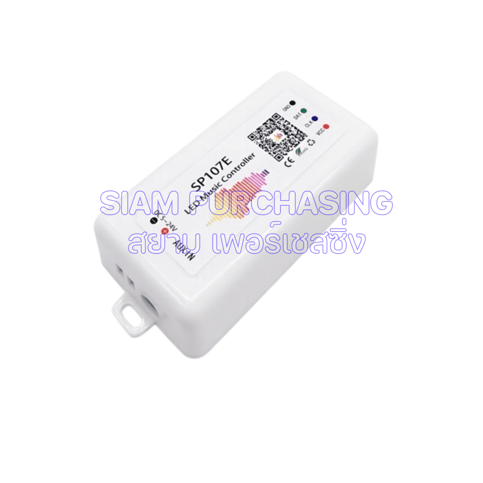 ตัวควบคุมไฟ LED ตามเสียงเพลง ผ่านแอปมือถือ+เสียง SP107E DC5-24V เปลี่ยนแสงและสีตามจังหวะเสียงเพลง และเสียงจากมือถือผ่านแอป (สินค้าในไทย ส่งเร็วทันใจ) - Image 4