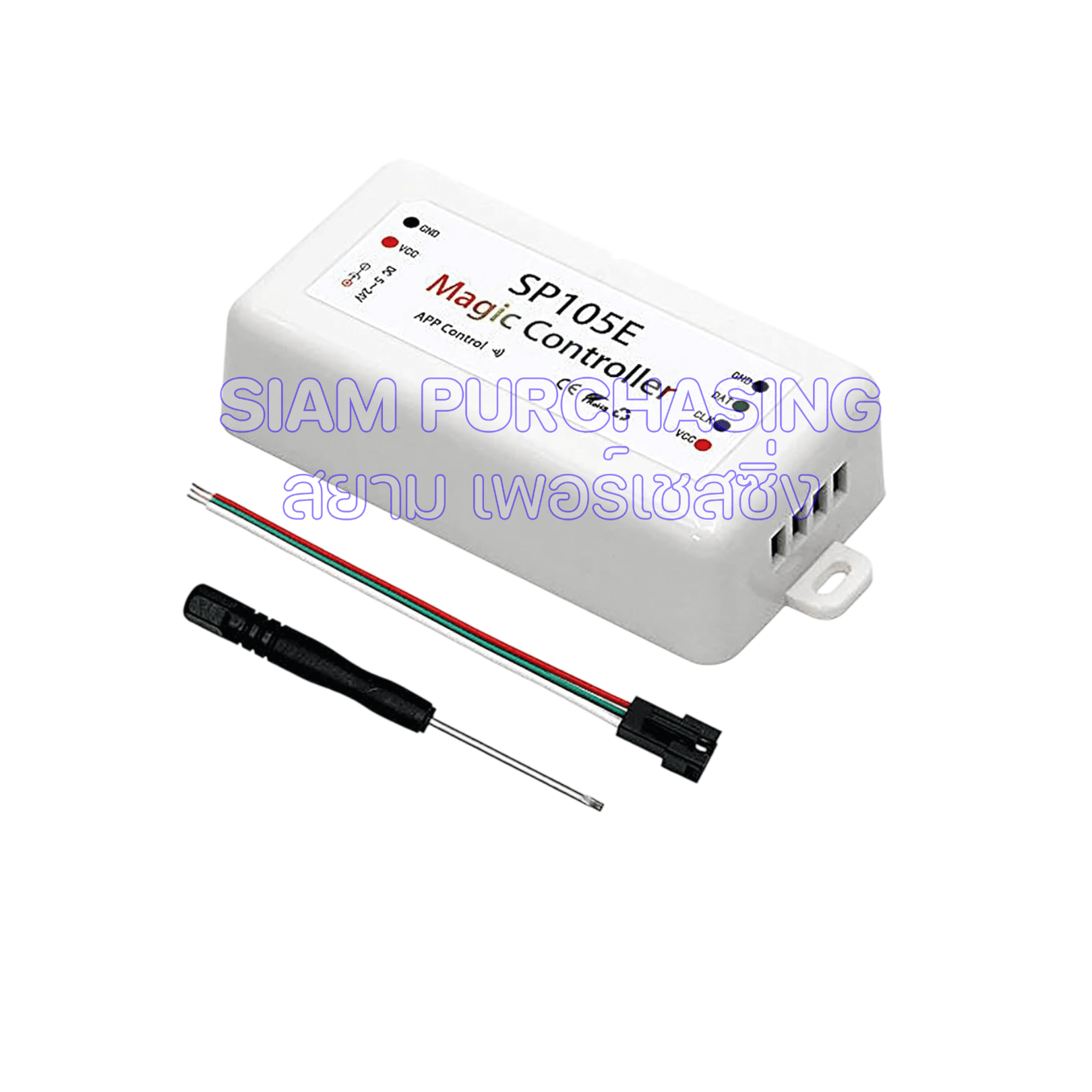 ตัวควบคุมไฟ LED ผ่านรีโมท SP105E DC5-24V สามารถควบคุมเอฟเฟกต์ แสง สี และการกระพริบ ผ่านรีโมทได้ (สินค้าในไทย ส่งเร็วทันใจ) - Image 2