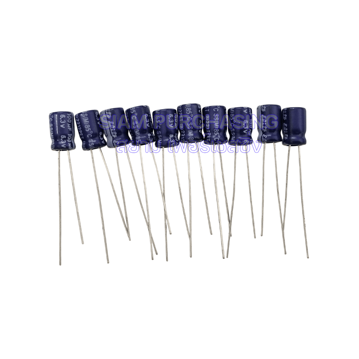 (จำนวน 10 ชิ้น ) 100UF 6.3V 85C ELITE SIZE 5X7MM. ขายาว สีน้ำเงิน คาปาซิเตอร์ Capacitor (สินค้าในไทย ส่งเร็วทันใจ) - Image 4