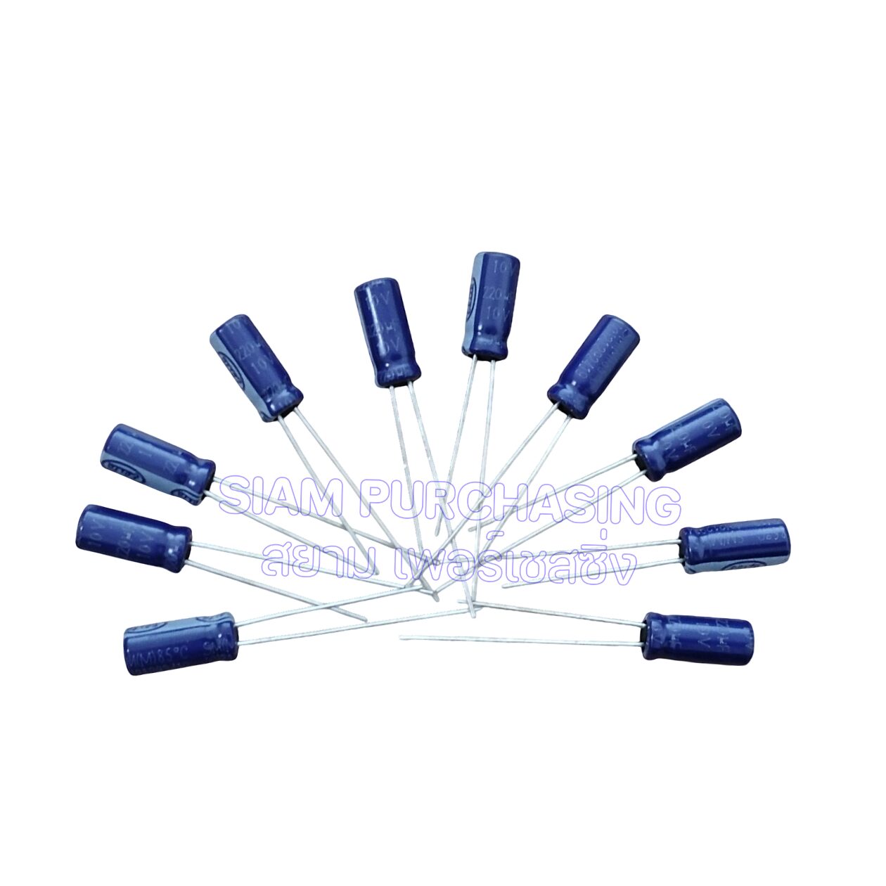 (จำนวน 10 ชิ้น) 220UF 10V 85C ELITE SIZE05X11MM. สีน้ำเงิน ขายาว คาปาซิเตอร์ Capacitor (สินค้าในไทย ส่งเร็วทันใจ) - Image 4