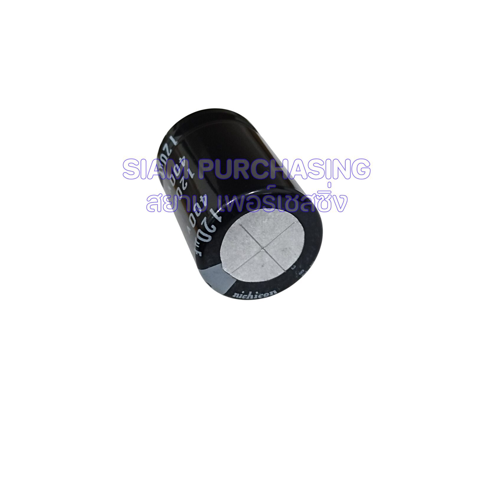 120UF 400V 105C NICHICON SIZE22X35MM. สีดำ ขาเขี้ยว คาปาซิเตอร์ Capacitor (สินค้าในไทย ส่งเร็วทันใจ) - Image 3