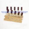 (จำนวน 10ชิ้น) คาปาซิเตอร์ 2.2UF 50V 105C NIPPON SIZE 5X11MM. ขาห่าง TAPPING สีน้ำตาล - Image 3