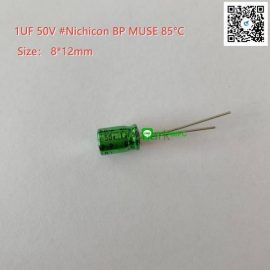 1UF 50V NICHICON BP MUSE SIZE 8X12MM.