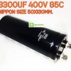 3300UF 400V NIPPON 105C SCREW TYPE 65X120MM.