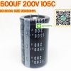 1500UF 200V 105C NICHICON SIZE 30X50MM.