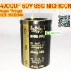 4700UF 50V 85C NICHICON Super Through SIZE 35X50MM