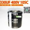 330UF 400V 105C NICHICON GG SIZE: 30X30MM.
