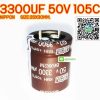 3300UF 50V 105C NIPPON SIZE:25X30MM.