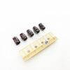 (จำนวน 5ชิ้น) คาปาซิเตอร์ 220UF 25V NIPPON 105C SIZE 8X11.5MM. TAPPING สีน้ำตาล ขาห่าง - Image 4