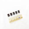 (จำนวน 5ชิ้น) คาปาซิเตอร์ 220UF 25V NIPPON 105C SIZE 8X11.5MM. TAPPING สีน้ำตาล ขาห่าง - Image 3