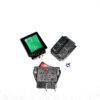 KCD4 สวิตช์เปิด-ปิด 4ขา สีดำ ขนาดใหญ่ 16A 250V 20A 125V SIZE 35x25.5mm. - Image 3