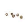 (จำนวน 5ชิ้น ) ข้อต่อตรงเกลียวใน เมีย-เมีย SIZE  3X4MM. สีเหลืองทอง  (สินค้าในไทย ส่งเร็วทันใจ) - Image 2