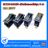 KCD3-101EN สวิตซ์กระดกไฟจุด 3 ขา 16A 250V  สีแดง/เขียว/เหลือง/น้ำเงิน LED Dot  (สินค้าในไทย ส่งเร็วทันใจ)