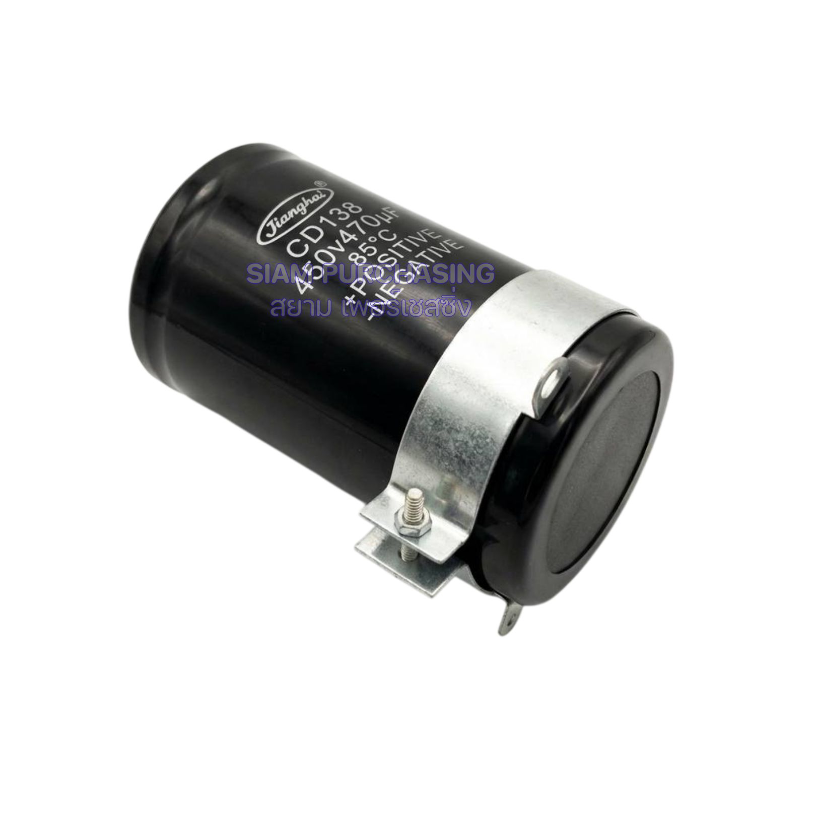 CD138 คาปาซิเตอร์ 4700uF 450V 105°C JIANGHAI ขนาด 75×130mm - Image 4
